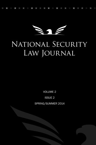 Beispielbild fr National Security Law Journal Spring/Summer 2014 zum Verkauf von Revaluation Books