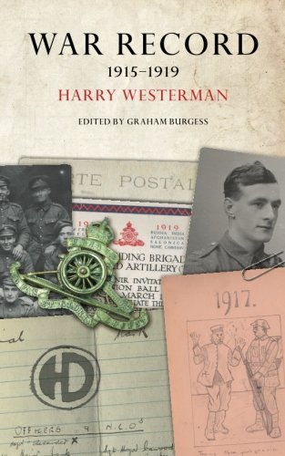 9781502572219: WAR RECORD 1915 - 1919 Harry Westerman