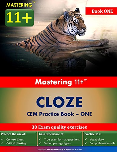 Stock image for Mastering 11+ : Cloze - Practice Book 1 for sale by WorldofBooks
