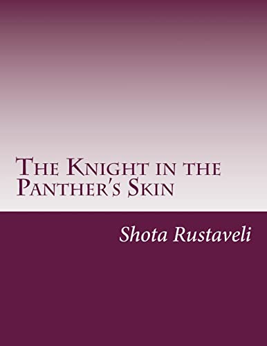 9781502803139: The Knight in the Panther's Skin (Georgian Edition)