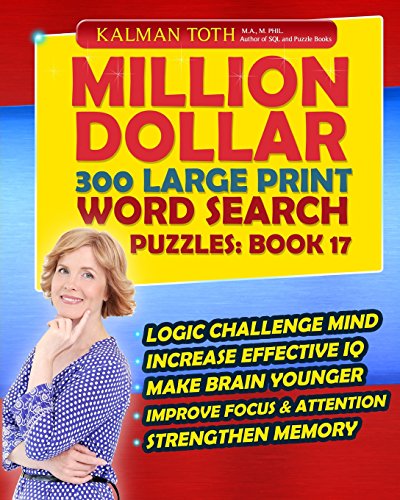 9781502834393: Million Dollar 300 Large Print Word Search Puzzles: Book 17