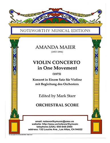 9781502862105: Violin Concerto in One Movement: Orchestral Score