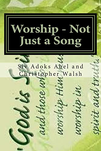 Imagen de archivo de Worship - Not Just a Song a la venta por Gardner's Used Books, Inc.