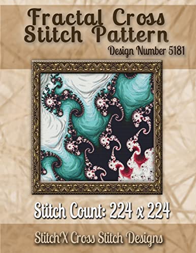 9781502875945: Fractal Cross Stitch Pattern: Design No. 5181
