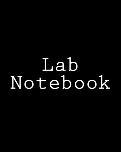 Imagen de archivo de Lab Notebook a la venta por Revaluation Books