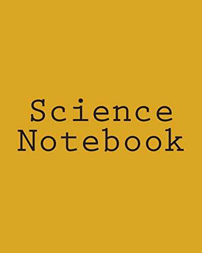 Stock image for Science Notebook: Single Project Notebook for sale by Revaluation Books