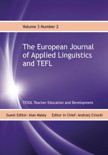 Stock image for The European Journal of Applied Linguistics and TEFL: Volume 3 Number 2 (EJALTEFL) for sale by Revaluation Books