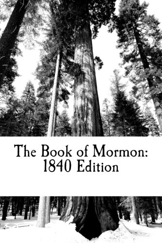 9781502995216: The Book of Mormon: 1840 Edition