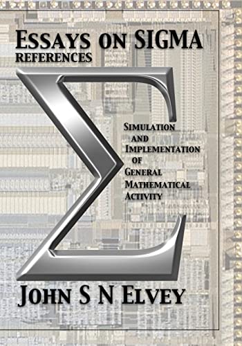 Imagen de archivo de Essays on SIGMA References a la venta por THE SAINT BOOKSTORE