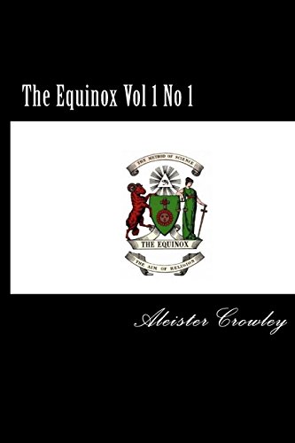 Stock image for The Equinox Vol 1 No 1 for sale by Ergodebooks