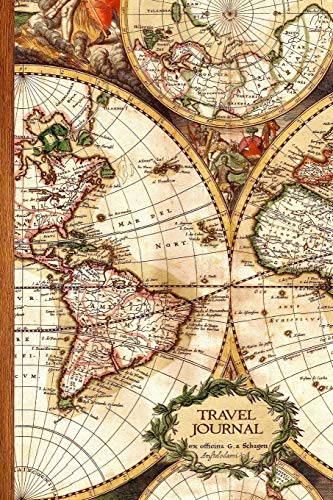 Beispielbild fr Travel Journal: Gifts / Gift / Presents ( Ruled Travelers Journal / Large Notebook with Antique Map Cover ) (Travel & World Cultures) zum Verkauf von AwesomeBooks