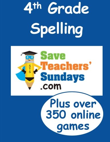 Beispielbild fr 4th Grade Spelling (Spelling workbooks from SaveTeachersSundays.com) zum Verkauf von Revaluation Books