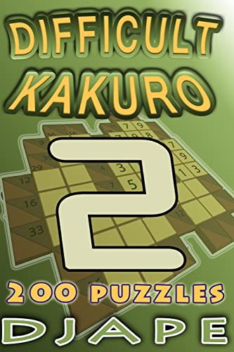 9781503314467 Difficult Kakuro 200 Puzzles Volume 2 - 