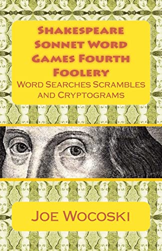 Stock image for Shakespeare Sonnet Word Games Foolery for sale by Revaluation Books