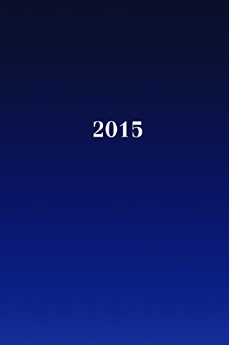 9781503355125: 2015: Kalender/Terminplaner: 1 Woche auf 2 Seiten, Format ca. A5, Cover blau: Volume 8