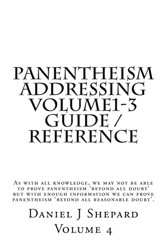 Stock image for Panentheism Addressing Volume 1 - 3 Guide / Reference for sale by THE SAINT BOOKSTORE