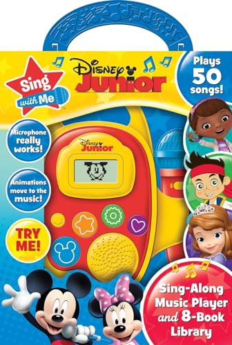 Stock image for Disney Junior Mickey, Minnie, and More! - Sing with Me Sing-Along Music Player and 8-Book Library - PI Kids for sale by Ergodebooks