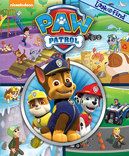 9781503700635: Nickelodeon Paw Patrol Chase, Skye, Marshall, and More! - Look and Find Activity Book - PI Kids