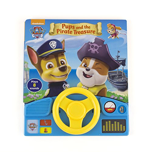 Beispielbild fr Paw Patrol Pups and the Pirates Treasure Little Steering Wheel zum Verkauf von BooksRun