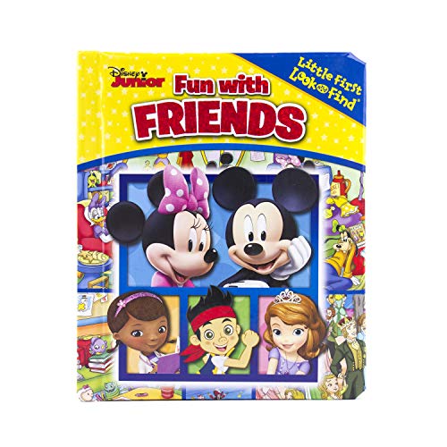 Beispielbild fr Disney Junior Mickey, Minnie, Sofie and More! - Fun with Friends Little First Look and Find - PI Kids zum Verkauf von Wonder Book