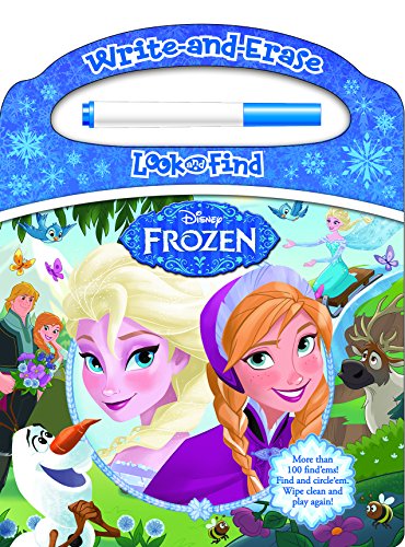 Imagen de archivo de Frozen Write And Erase Look And Find a la venta por Better World Books