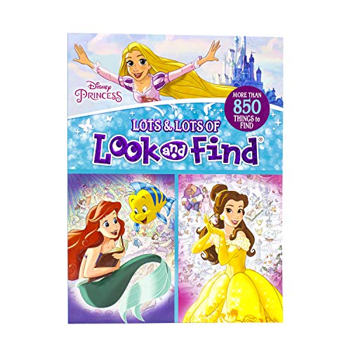 Beispielbild fr Disney Princess Cinderella, Ariel, Belle, and More! - Lots and Lots of Look And Find Activity Book - PI Kids zum Verkauf von SecondSale