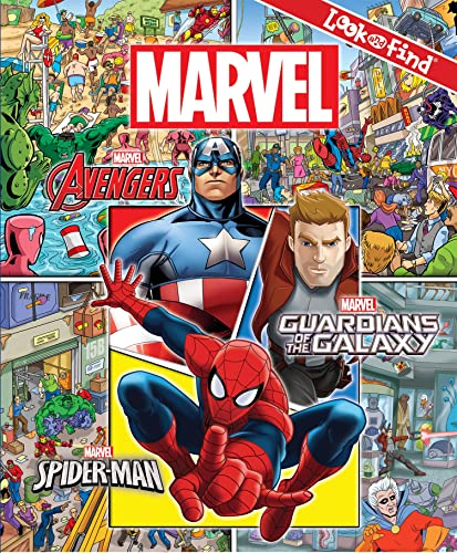 Beispielbild fr Marvel - Avengers, Guardians of the Galaxy, and Spider-Man Look and Find Activity Book - Characters from Avengers Endgame Included - Pi Kids (Marvel Guardians of the Galaxie) zum Verkauf von AwesomeBooks