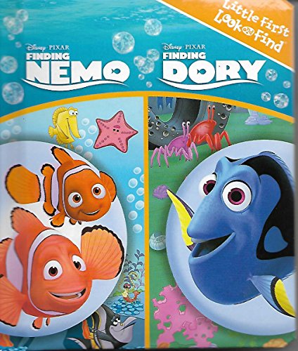 Imagen de archivo de Disney Pixar Finding Nemo Disney Pixar Finding Dory Little First Look and Find a la venta por Gulf Coast Books