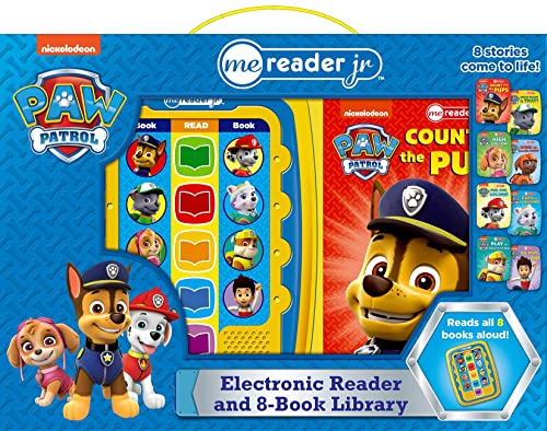 Stock image for Nickelodeon PAW Patrol Chase, Skye, Marshall, and More! - Electronic Me Reader Jr. 8 Sound Book Library - PI Kids for sale by GF Books, Inc.