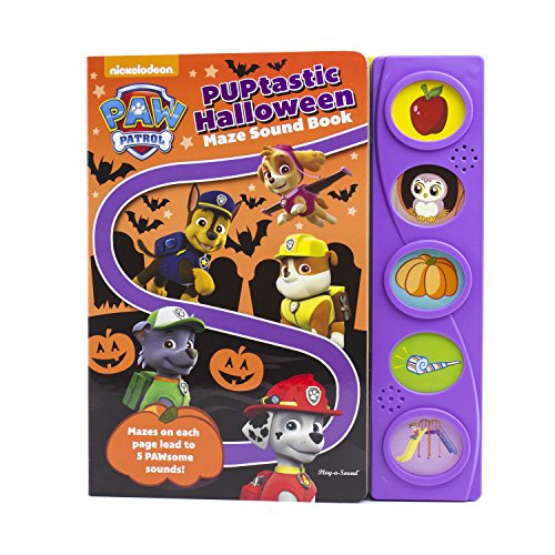 9781503711105: Nickelodeon Paw Patrol: Puptastic Halloween: Maze Sound Book