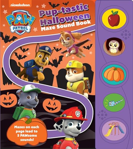 9781503711105: PAW Patrol - PUPtastic Halloween Maze Sound Book - PI Kids