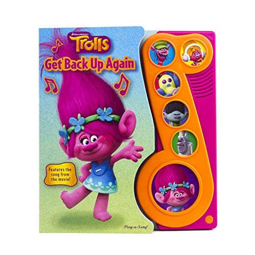 Imagen de archivo de DreamWorks Trolls - Get Back Up Again Little Music Note Sound Book - Play-a-Song - PI Kids a la venta por Gulf Coast Books
