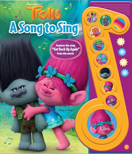 Stock image for DreamWorks Trolls Deluxe Music Note Sound Book (Play-a-Song) - PI Kids for sale by Gulf Coast Books