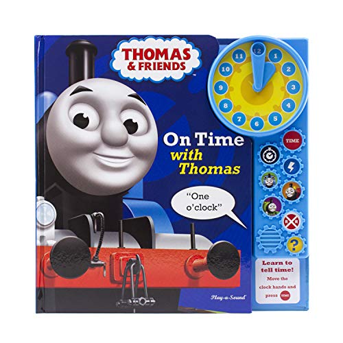 Imagen de archivo de Thomas and Friends - On Time with Thomas - Learn to Tell Time Sound Book with Interactive Toy Clock - PI Kids a la venta por gwdetroit