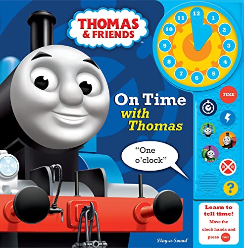 Stock image for Thomas and Friends - On Time with Thomas - Learn to Tell Time Sound Book with Interactive Toy Clock - PI Kids for sale by gwdetroit