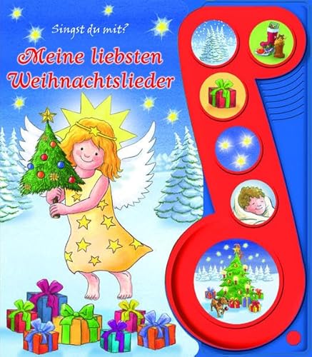 Beispielbild fr Meine liebsten Weihnachtslieder - Liederbuch mit Sound: Pappbilderbuch mit 6 Melodien zum Verkauf von medimops
