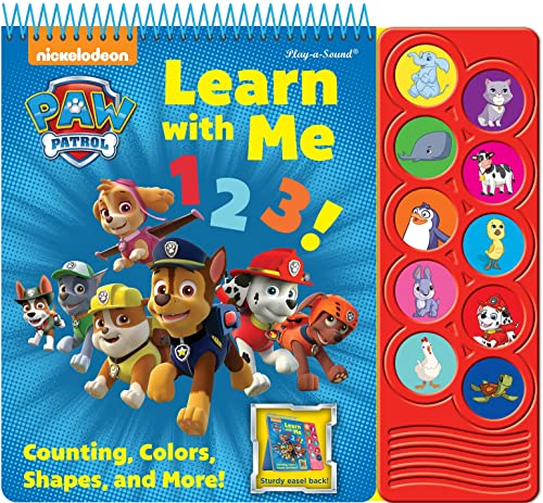 Beispielbild fr Nickelodeon Paw Patrol: Learn With Me 123! Counting, Colors, Shapes, and More! Sound Book zum Verkauf von Blackwell's