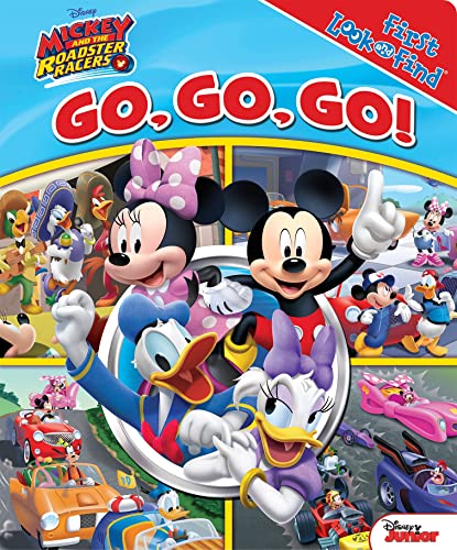 Beispielbild fr My First Look & Find Book - Mickey Roadster Racers - Go, Go, Go! zum Verkauf von AwesomeBooks