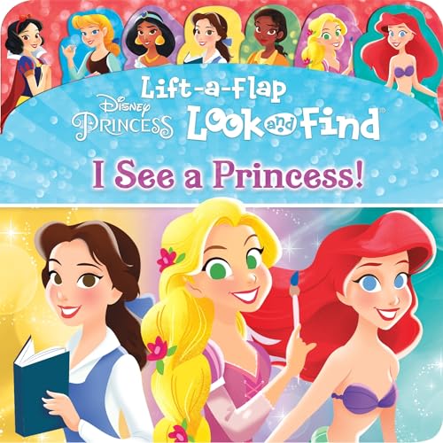Beispielbild fr Disney Princess: I See a Princess! Lift-A-Flap Look and Find zum Verkauf von Orion Tech