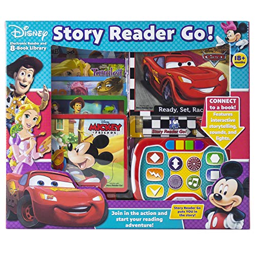 Stock image for Disney - Mickey, Minnie, Toy Story and More! Story Reader Go! Electronic Me Reader and 8-Book Library - PI Kids for sale by GF Books, Inc.