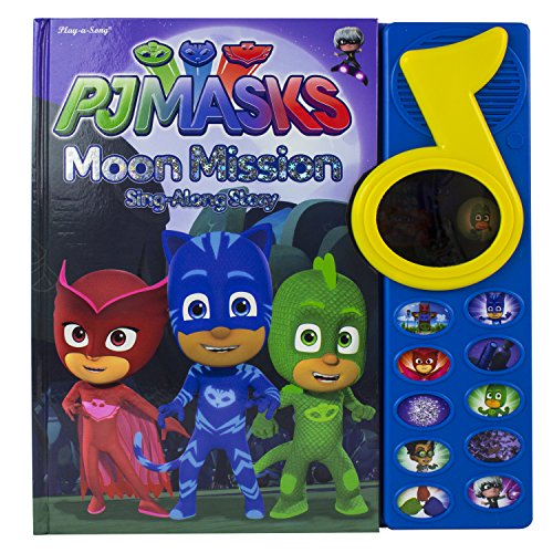 Imagen de archivo de PJ Masks - Moon Mission Sing-Along Story Sound Book with Mirror - Play-a-Song - PI Kids a la venta por -OnTimeBooks-