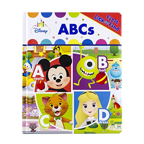 9781503727670: Disney Baby Mickey Mouse, Dumbo, and More! - ABCs Little First Look and Find Board Book - PI Kids