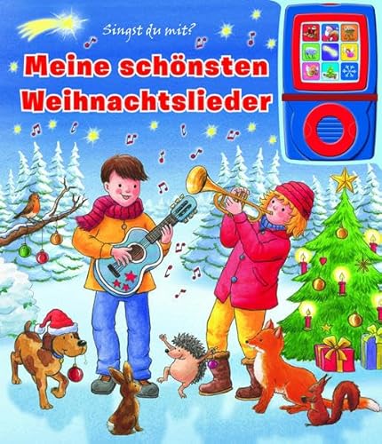 Beispielbild fr Meine schnsten Weihnachtslieder - Pappbilderbuch und abnehmbarer Musikspieler - Liederbuch mit 15 beliebten Kinderliedern zum Verkauf von medimops