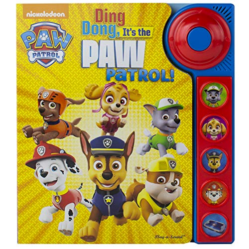 Stock image for Nickelodeon - Paw Patrol - Ding Dong, It's the Paw Patrol! Sound Book - PI Kids for sale by Gulf Coast Books