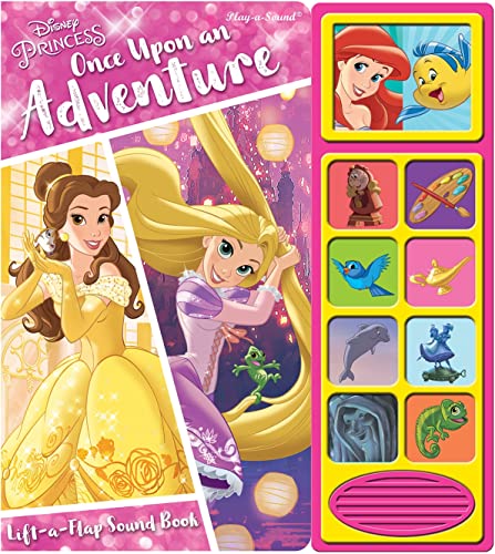 Stock image for Disney Princess - Once Upon an Adventure - Lift-a-Flap Sound Book - PI Kids (Play-A-Sound) for sale by ZBK Books