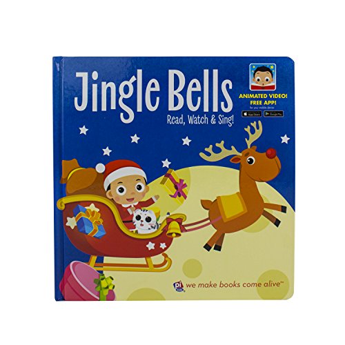 Beispielbild fr Jingle Bells Christmas Video Board Book - Read, Watch, & Sing! - Free Downloadable App - PI Kids zum Verkauf von HPB-Diamond