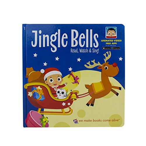 9781503733091: Jingle Bells Christmas Video Board Book - Read, Watch, & Sing! - Free Downloadable App - PI Kids