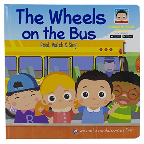 9781503733749: The Wheels on the Bus Video Board Book (PI Kids) Read, Watch, & Sing! Free Downloadable App 9781503733749