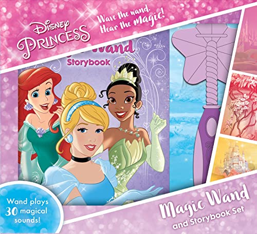 Stock image for Disney Princess - Magic Wand Storybook and Toy Wand Set - Wand Plays 30 Magical Sounds - PI Kids for sale by ThriftBooks-Atlanta