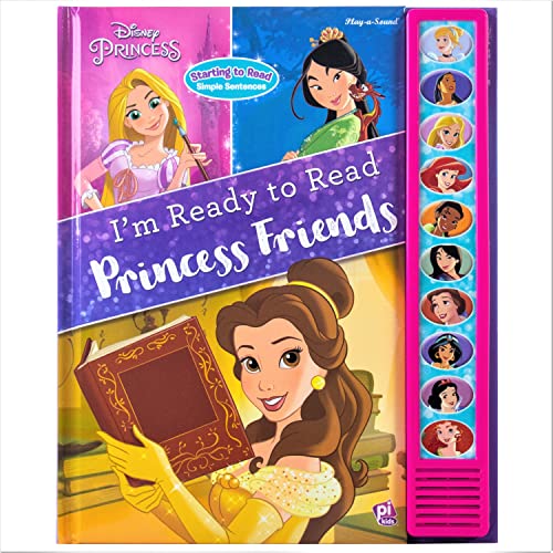 Beispielbild fr Disney Princess Belle, Mulan, Cinderella, Rapunzel, and More! - I'm Ready to Read Princess Friends Sound Book zum Verkauf von BooksRun
